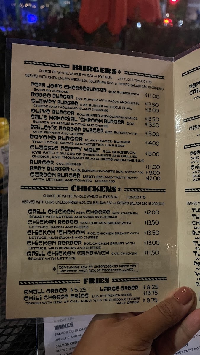 The Peanut Barrel Menu - Image 3