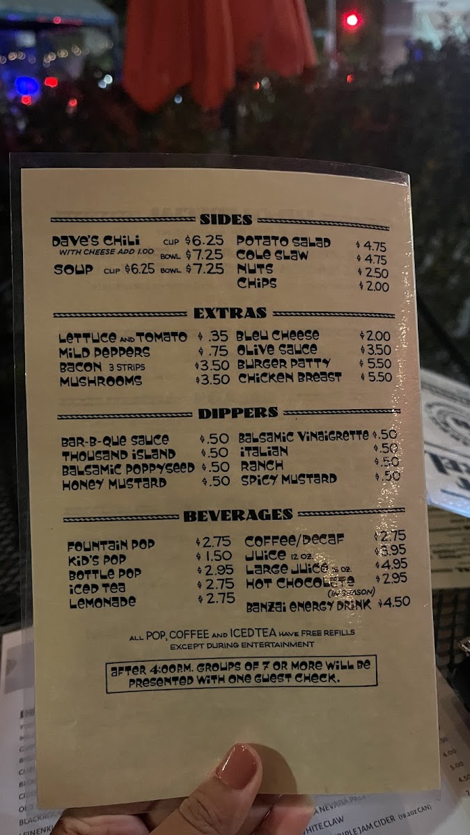 The Peanut Barrel Menu - Image 6